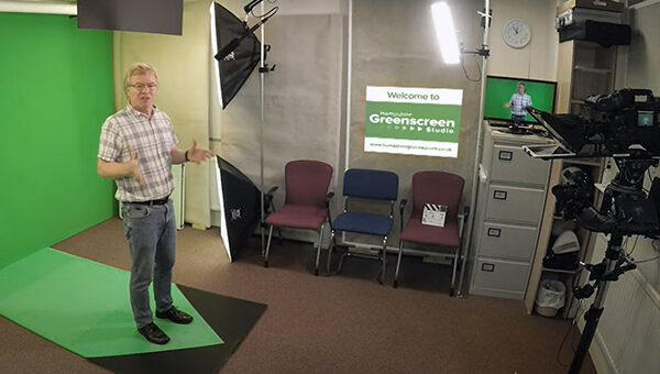 Green screen hire in Southampton, Hampshire - dry hire or with camera operator